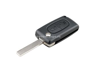 888 CAR ACCESSORIES Kućište oklop ključa 2 dugmeta hu83-ce0523 za Peugeot-Citroen