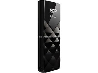 SiliconPower U03 * 64GB USB 2.0 BLACK SP064GBUF2U03V1K (986)