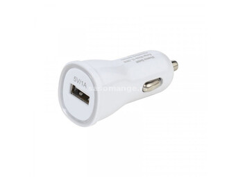 Vivanco Adapter punjač USB za kola, beli