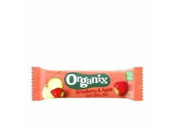 ORGANIX Organske mekane ovsene štanglice jagoda I jabuka 30 gr (12m+)