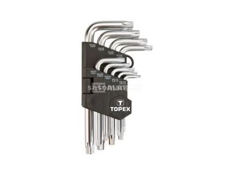 Topex ključ TORX TS10-50 - set 9/1 35D950