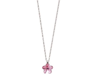 Victoria cruz fantasy light rose ogrlica sa swarovski kristalom ( a3100-26hg )