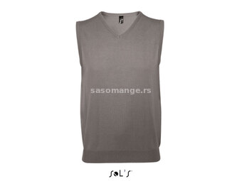 Sols Uniseks prsluk - pulover Gentleman Grey veličina XL 00591