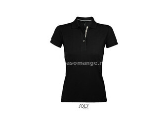 SOL'S Portland ženska polo majica sa kratkim rukavima Crna XL ( 300.575.80.XL )