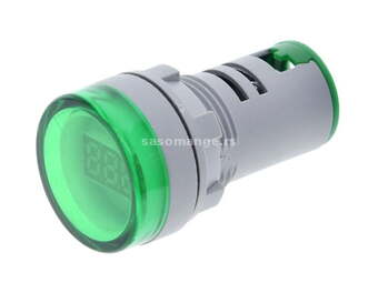 22MM okrugili AC 50-500V LED Voltmetar Zeleni