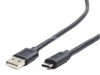 USB2.0 to USB-C Cable, up to 480 Mbit/s, Black, 1m