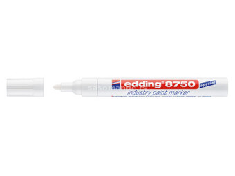 Edding industrijski paint marker E-8750 2-4mm bela ( 08M8750A )