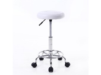 Kozmetička stolica sa naslonom za noge BC005-1-White