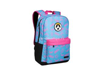 JinxOverwatch D.Va Splash Backpack Blue, Pink