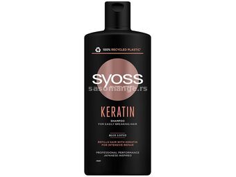 SYOSS Šampon za kosu keratin/ 440 ml