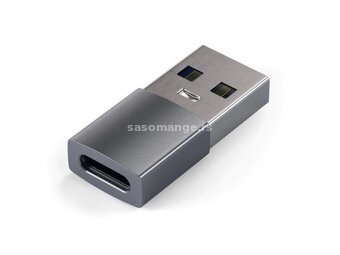 SATECHI Aluminum Type-A to Type-C Adapter - Space Grey