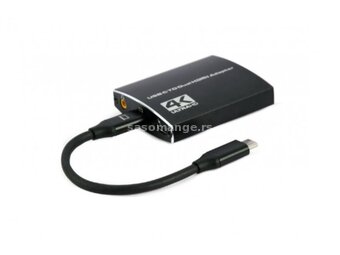 GEMBIRD A-CM-HDMIF2-01 USB-C to dual HDMI adapter, 4K 60Hz, black