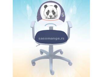 Dečija radna stolica Smart White Panda