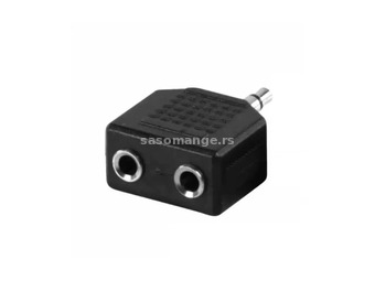 Audio adapter 3.5mm/2x3.5mm m/2xf Elementa