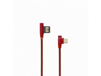 S BOX Kabl USB A / Type C 90 1,5 m, Red