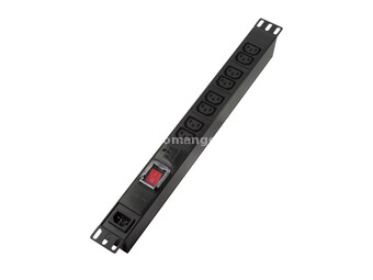 Logilink produžni kabli PDU 230V 8 - C13 1 osigurač on/off bez napojnog kabla ( 5263 )