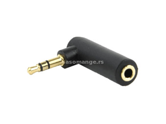 GEMBIRD audio adapter 3.5mm 3-pina (m) na 3.5mm 3-pina (ž) (Crni) - A-3.5M-3.5FL 3.5 mm 3-pina 3....