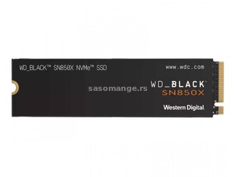 WESTERN DIGITAL 1TB M.2 NVMe WDS100T2X0E Black SN850X