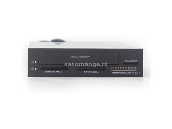 GEMBIRD Internal USB card reader/writer with SATA port black