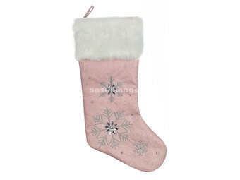 Novogodišnja i božićna dekoracija Čarapa za poklone Pahulja