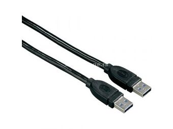 Hama (54500) kabl USB A (muški) na USB A (muški) 1.8m crni