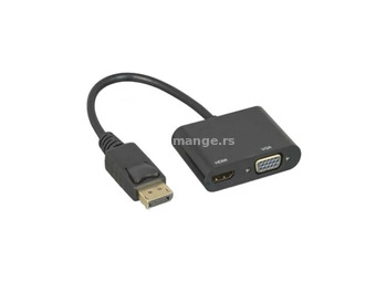 Adapter-konvertor Display Port na HDMI+VGA
