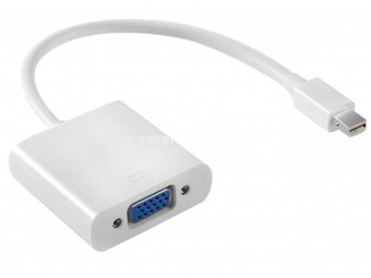 x-AB-mDPM-VGAF-02-W Gembird Mini DisplayPort to VGA adapter cable, white, blister FO