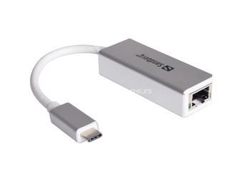 SANDBERG 136-04 USB 3.1 Type C UTP Converter 10cm 1Gbps white