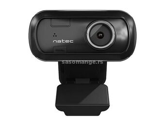NATEC LORI/ Webcam/ Full HD 1080p/ Max. 30fps/ Manual Focus/ Viewing Angle 70/ Black