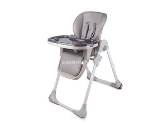 Kinderkraft stolica za hranjenje YUMMY - Siva