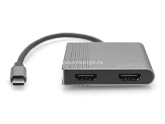 Digitus adapter DA-70828 USB-C - 2xHDMI