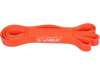 LiveUp Elastična traka za vežbanje guma L narandžasta - LS3650A