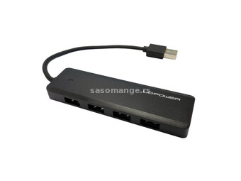 USB LC Power LC-HUB-U3-4-V2 HUB 4port USB3.0 Black