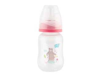 ELFI Plastična flašica super clear FUN IN THE PARK, 125 ml Meda - Roze