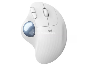 M575 Ergo Wireless Trackball Mouse White