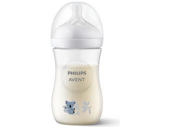 PHILIPS Avent Natural Response nursing bottle 260ml 1hó+ deco 3. átfolyású cumifej