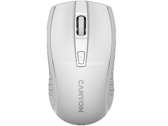 2.4Ghz wireless mice, 6 buttons, DPI 80012001600, with 1 AA battery ,size 110*60*37mm,58g,white (...