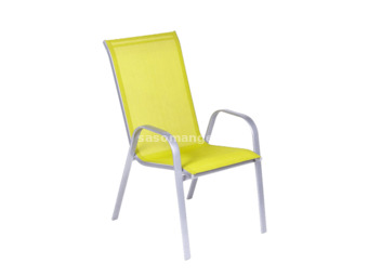 OUTDORLIFE Baštenska stolica COMO Metal i tekstil Žuta