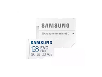 Memorijska kartica Samsung EVO Plus Micro SDXC 128GB + Adapter MB-MC128KA
