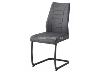 Trpezarijska stolica 1038 Tamno siva/Crne metalne noge ( 775-522 )