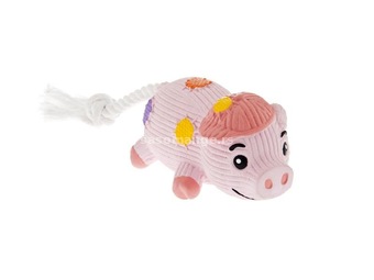 Gumena igracka svinja sa somot efektom 15cm