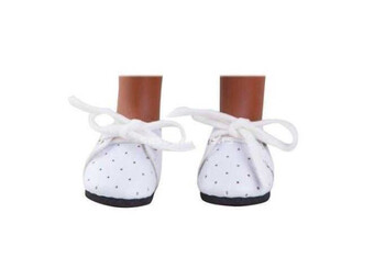 Paola Reina bele cipele za lutke od 32cm ( 63221 )