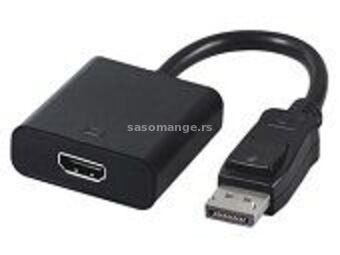 VIDEO Adapter DisplayPort to HDMI, M/F, Cable, Black