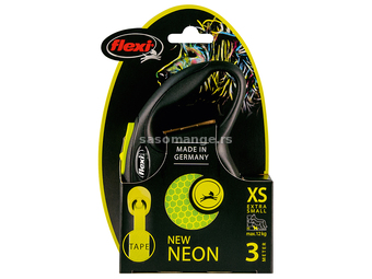 Flexi New Neon M Tape 5m zuti