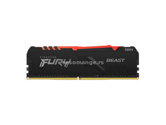 RAM DDR4 16GB 3733MHz Kingston Fury Beast RGB KF437C19BB1A16