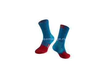 Čarape FORCE FLAKE plavo-crvena L-XL 42-47