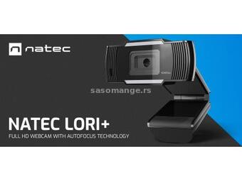 NATEC LORI PLUS, Web kamera, Full HD 1080p, Max. 30fps, HD autofocus, crna (NKI-1672)