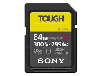 Sony SDXC 64GB SF-G Tough UHS-II 300MB/s