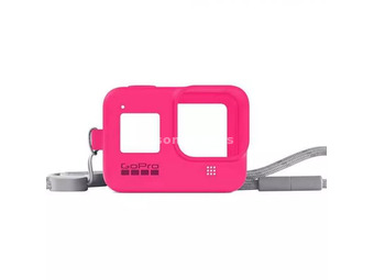 GoPro Sleeve + Lanyard (Hero 8 Black) Electric Pink AJSST-007