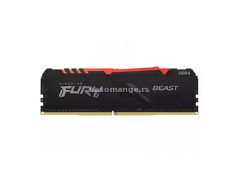 Memorija 16GB Fury Beast RGB DDR4-3200 CL16 UDIMM Kingston KF432C16BB1A/16